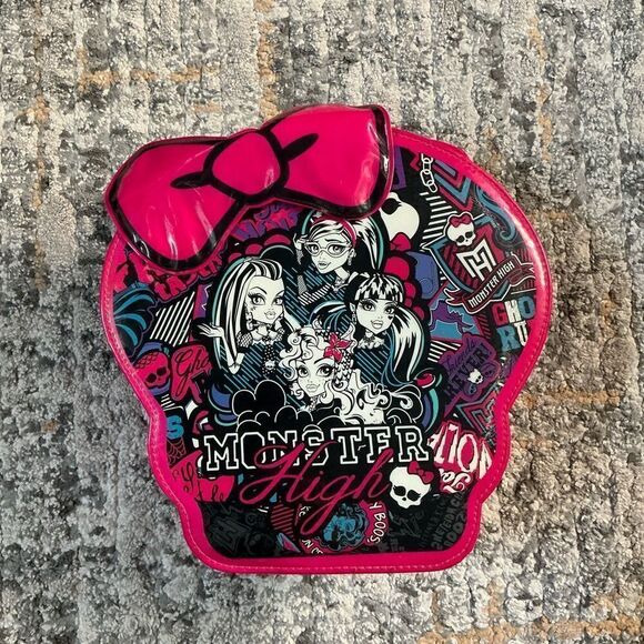 MATTEL MONSTER HIGH VINYL COSMETIC CARRY CASE! SO CUTE! - Picture 1 of 7